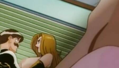 Enema for bj cock whore in threesome