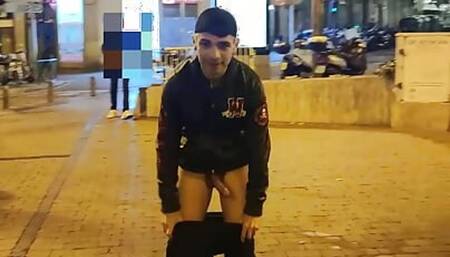 LEO BULGARI AND XISCO HORNY FROM THE STREET TO THE PORTAL OF THE HOUSE!!!