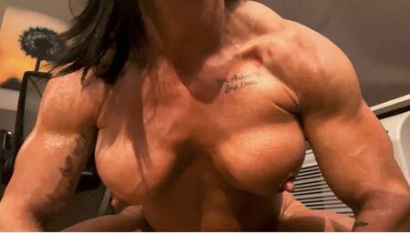 Kandylegs Topless Flexing Part 1