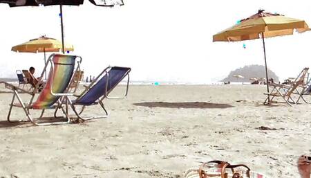 On the beach