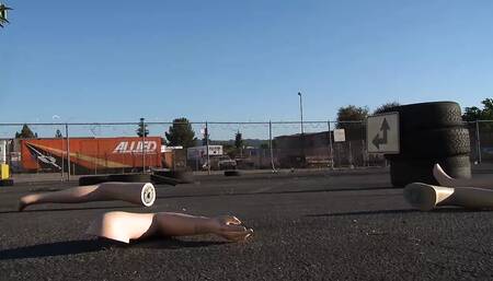 Two sluts are tied up to be fucked in submission