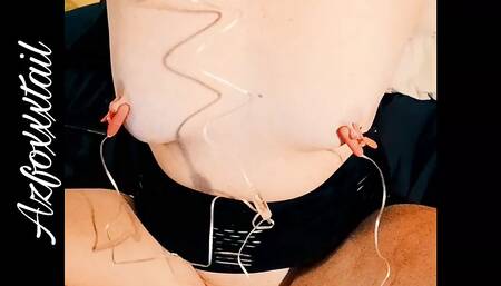 vibrating nipple clamps foreplay