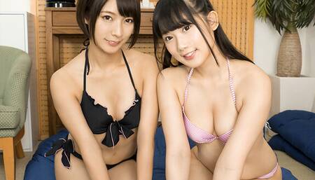 Aya Miyazaki & Miku Abeno in Aya Miyazaki & Miku Abeno A World Where Innocent Girls Will Do Anything For You Part 1 - CasanovA