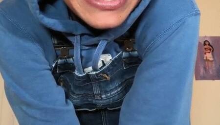 Black Mesh Micro-Bikini Try-On with Daisy