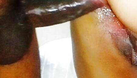 What a rich step grandmother's vagina how she squirts and they finish inside her