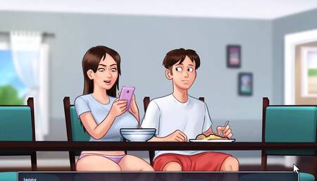 Summertime Saga - Jenny asked me to help her take nudes