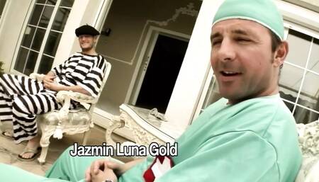 Jazmin Luna Gold, Ian Scott, David Perry EURO PUSSY CREAMPIE, outdoor Anal Babe Slut, Hardcore Anal and Double, Short Ve