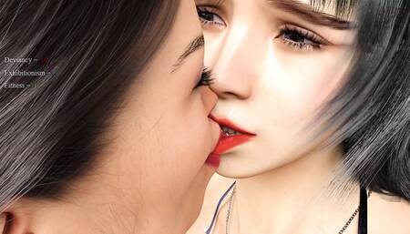 LISA: Lesbian Kiss In To The Beach Club Ep.33