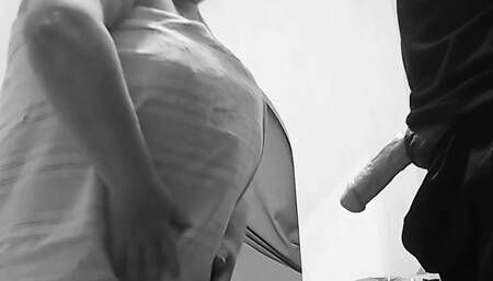 jerking off a big dick to a cumshot