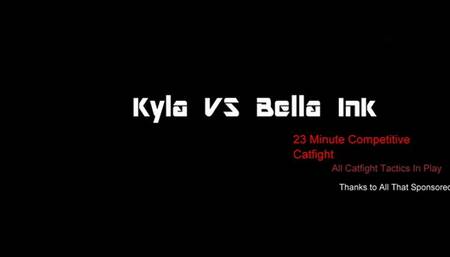 Reagan Kennedy vs Bella Ink Real Catfight!