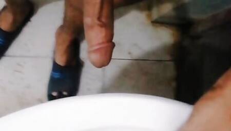 Naked walking in washroom