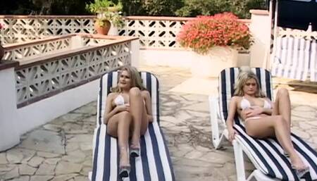 Glorious blonde girl gets her shaved pussy pounded hard