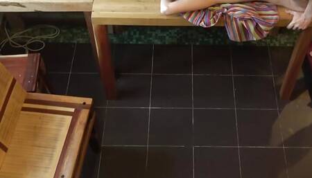 My stepdaughter can't get enough of my big cock