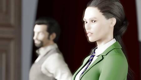 Full Measure - Scene 01 of 08 - an animated spanking video series