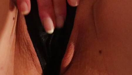 My Slip is so wet and i Finger my pussy