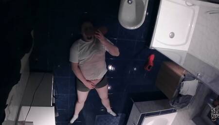 Piss Cum and Sniff in Bathroom