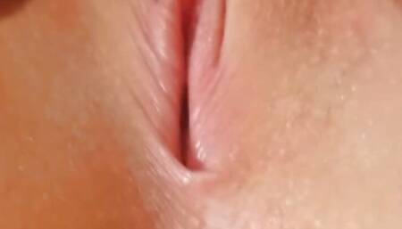 18 year old teen pulsating pussy orgasm close up