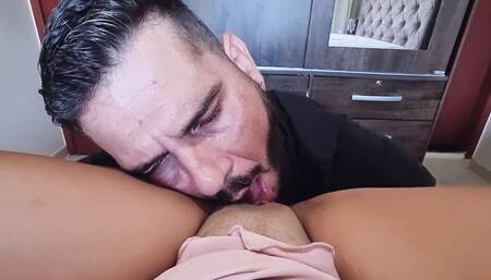 New girl got me to suck and then came on my dick!