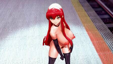 Code Geass C.C. Hentai Undress Dance Lupin Big Boobs MMD 3D Red Hair Color Edit Smixix