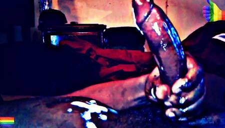 I can't believe he did this! Big dick jerk off Big Cock Masturbation BBC porn gay 2023 sex