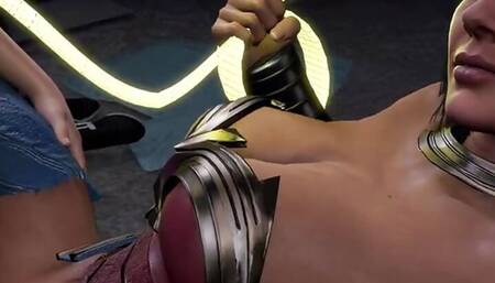 Pumping Wonder Woman Full Of Hot Cum