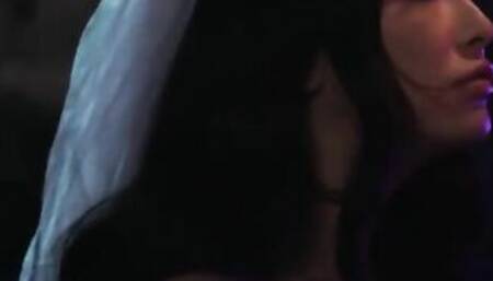 Long Boobies Stripper Joanna Angel Getting Roughly Double-Nailed by Horny Customers