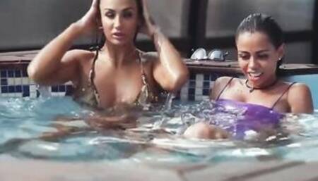 AGIRLKNOWS - Straight Babes Susy Gala and Canela Skin Seduced by Red Haired Lesbo Kessy Shy