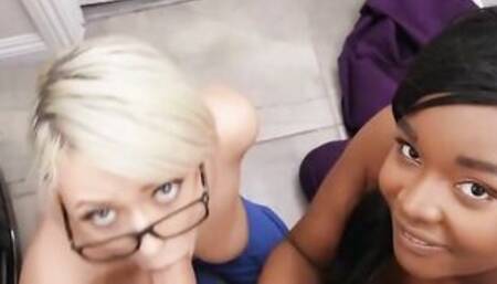 Reality Kings - Barbie Crystal & Ava Sinclaire help Small Hands Deliver another Sample of Semen