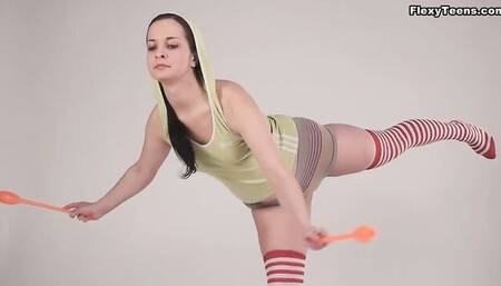 Engaging Inna - nude ballerina movie - Flexy Teens