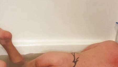 Kurt Lockwood Bath shaving buttplay feet fetish popshot