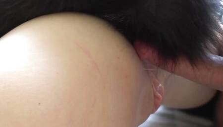 Close up TIGHT PUSSY FUCK ends with huge cumshot