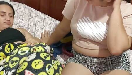 lesbian girls fuck after getting horny with a fun game