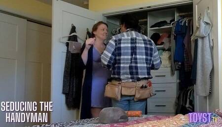 Handyman Seduced by Horny Client Gives Her an Orgasm and a Creampie - Jess & James