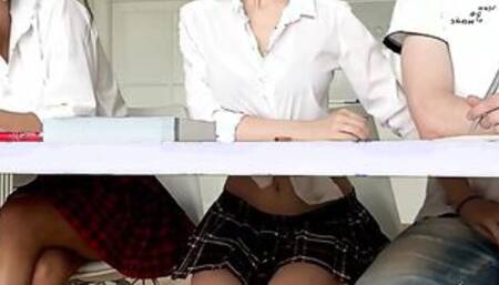 Just an ordinary day at school - Eva Elfie fucked in the classroom