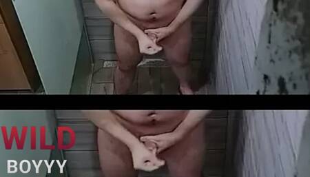 Security Guard , take shower in work locker room