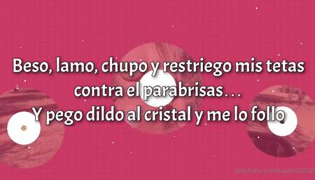 SALIVA, LICK AND FUCK WINDSHIELD