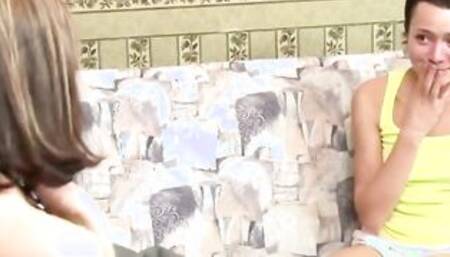 Casual hangout turns inside a lesbian sex adventure