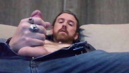 Intense orgasm face