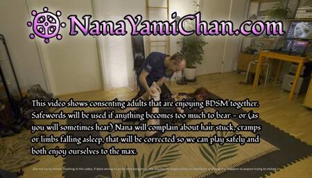 Escape or I tickle you! Teasing my girl & hojojutsu Shibari