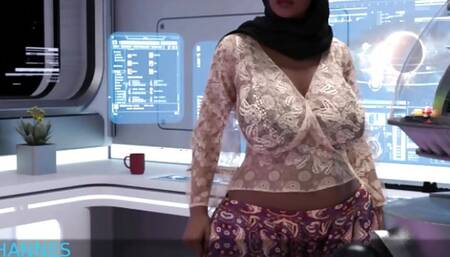 Ufo # 1 - Alexandra gave Johannes a blowjob and got fucked ... Johannes fucked Aisha in the sky