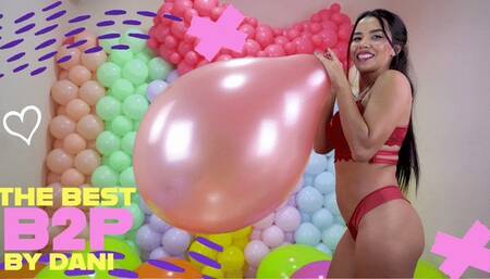 Dani Blow to Pop Rose Gold Qualatex 18"