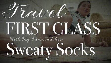 Travel First Class With Mz Kim And Her Sweaty Socks