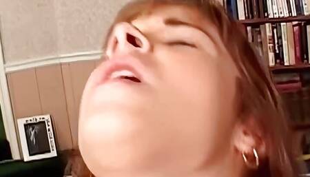 Pornstar in Blue Lingerie Lacie Coxx Fucking Threesome