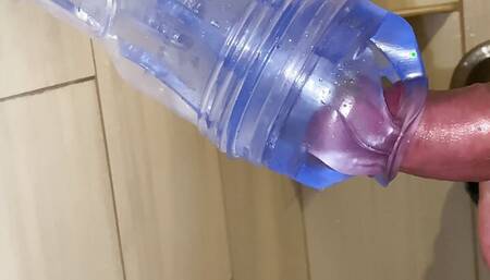 Fucking my step dad's fleshlight while he's at work. (part 2)