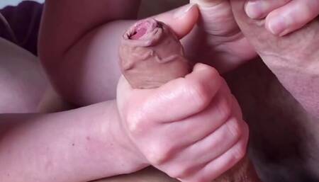 A short video for Miss C's fan club who love watching her suck two cocks