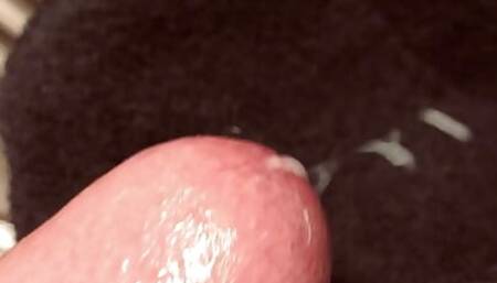 BIG UNCUT COCK - CUMSHOT CLOSE UP
