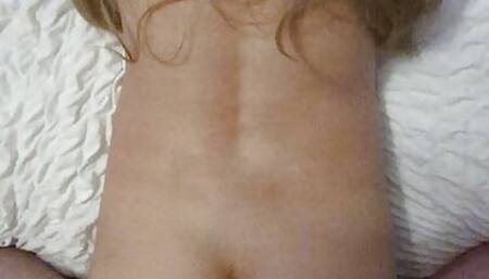 I fucked this beauty while watching a threesome movie