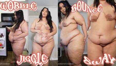 OBESE & GORGED | Nude Waddling