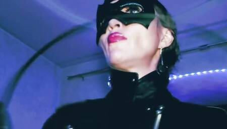 Mistress Eva Latex full leather fetish boots domina uniform bdsm kink hot milf