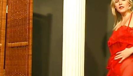 The first audition of Larisa the beautiful girl today busty pornstar masturbating her shaved pussy with a sex toy